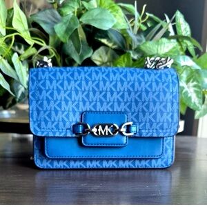 Micheal Kors Heather Extra-Small Logo Convertible Crossbody Bag